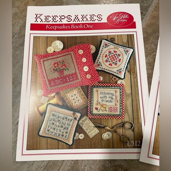 Keepsakes Books One, Two, and Three Cross Stitch charts by Sue Hillis Designs - Picture 2 of 5